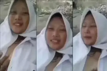 Eksekusi Liar Di Atas Batu Aliran Sungai Deras