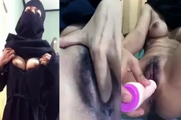 Hijaber ABG Bercadar Colmek Dildo Memek Banjir Basah